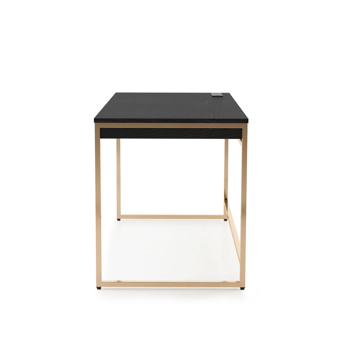 Black 48-Inch Desk with USB Ports X6919