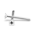 #14 x 3 inch Wood Screw Phillips Flat Head Zinc Plated 250 Pk U237266