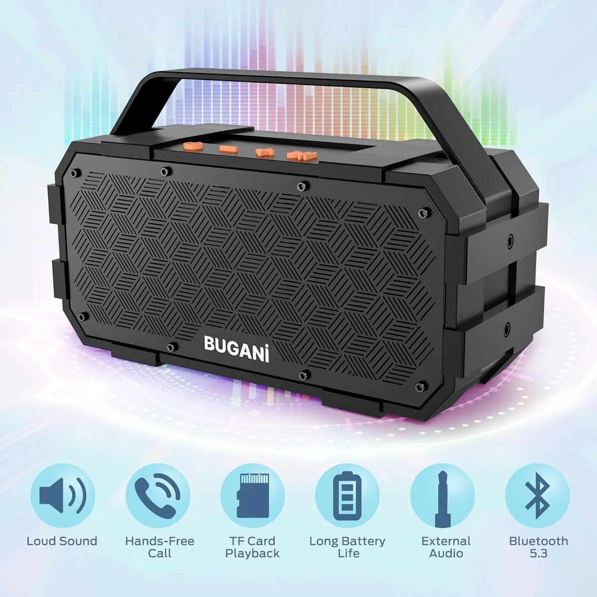Wireless Portable Bluetooth Speaker 40W IPX6 Waterproof C36846