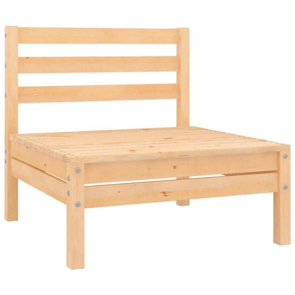Patio 2-Seater Sofa Solid Pinewood V963389
