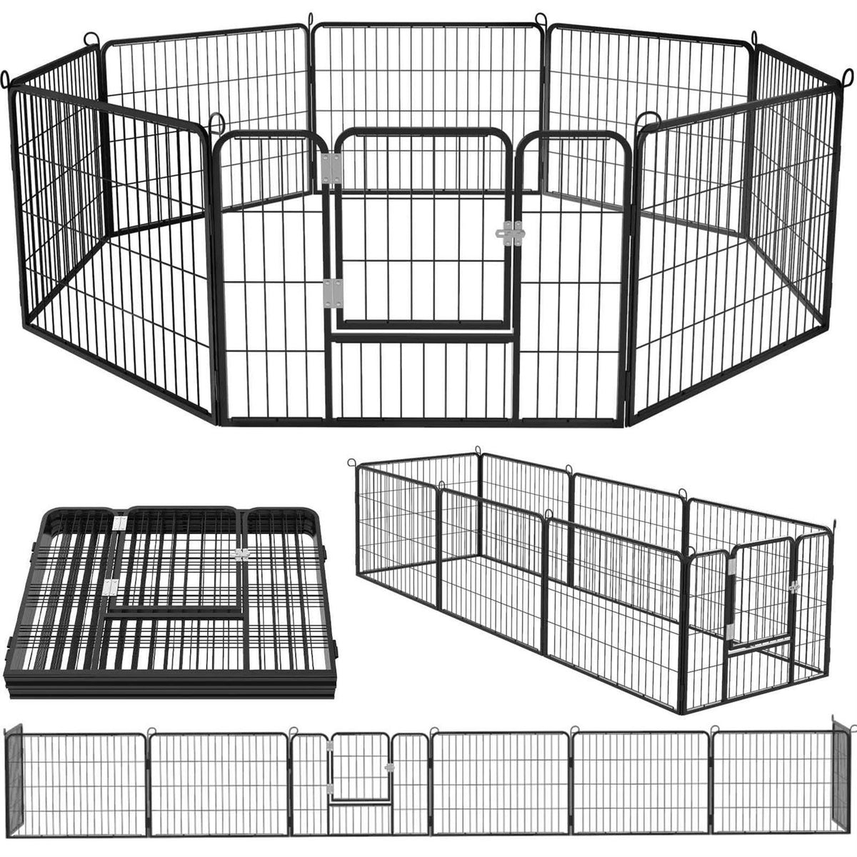 Heavy Duty Metal Dog Playpen O711