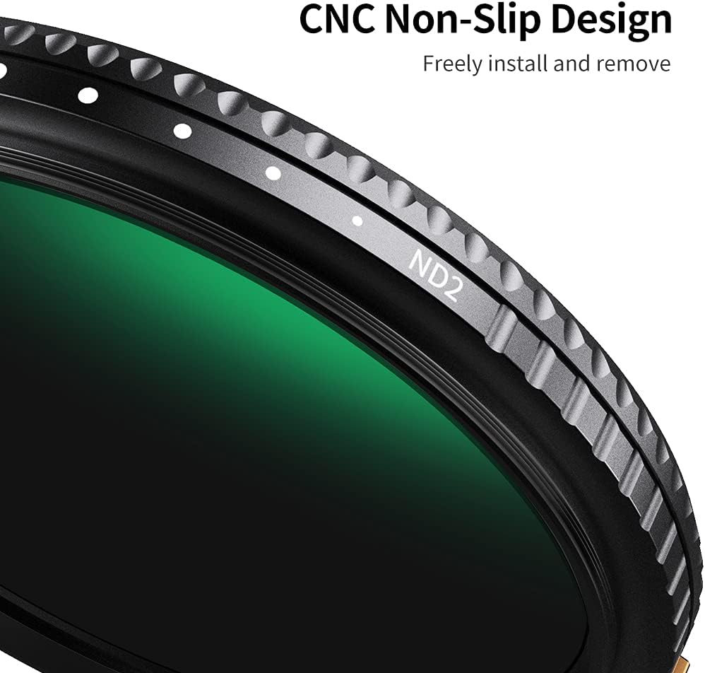 77mm Variable ND Filter ND2-ND400 with Multi-Layer Coatings AGC Glass D26618