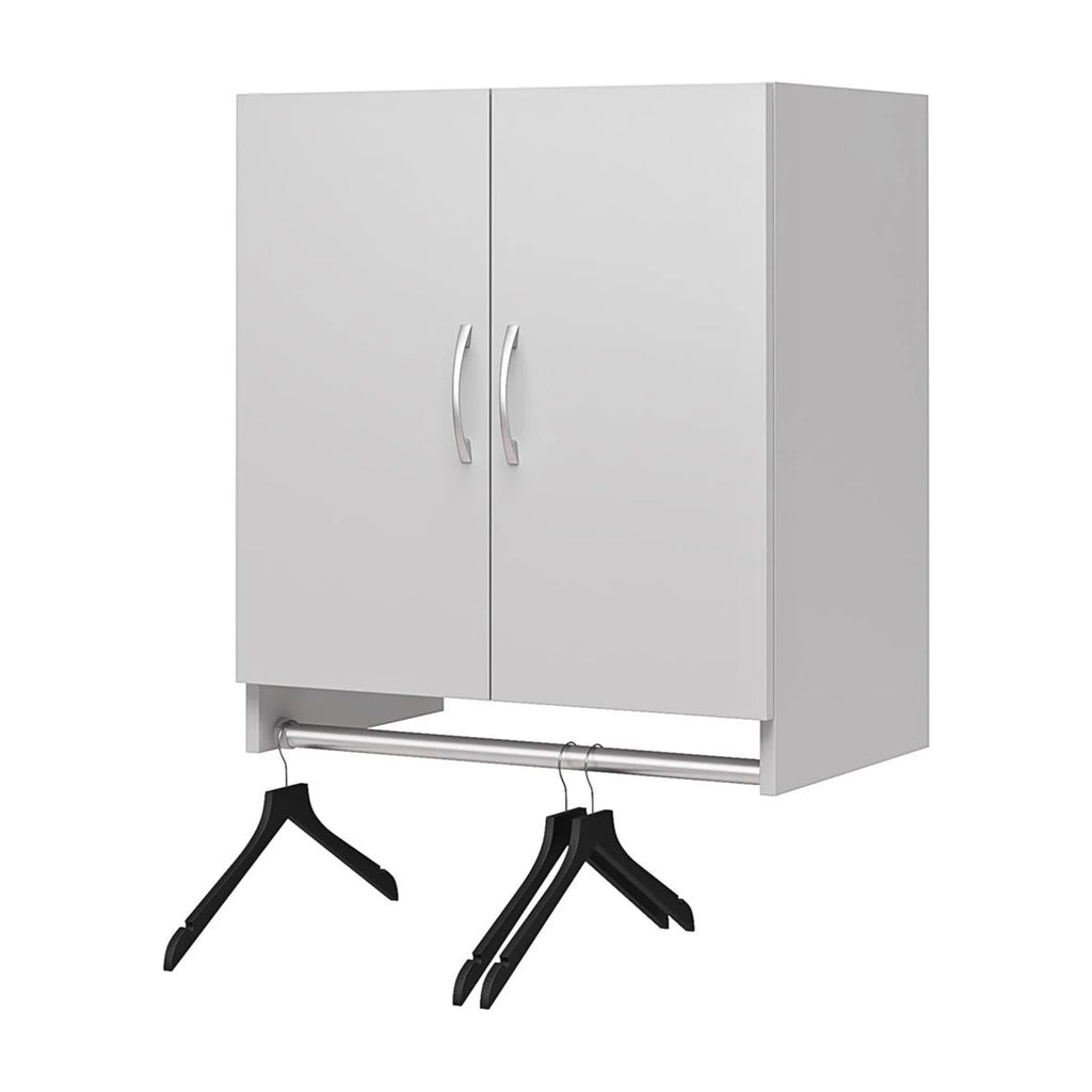 2 Door Wall Storage Cabinet with Hanging Rod Q14259