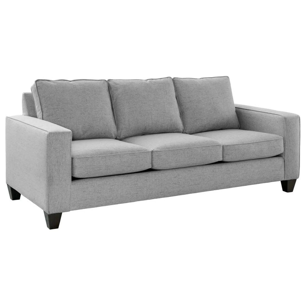 Gray Wood & Fabric Sofa and Loveseat Set of 2 N266