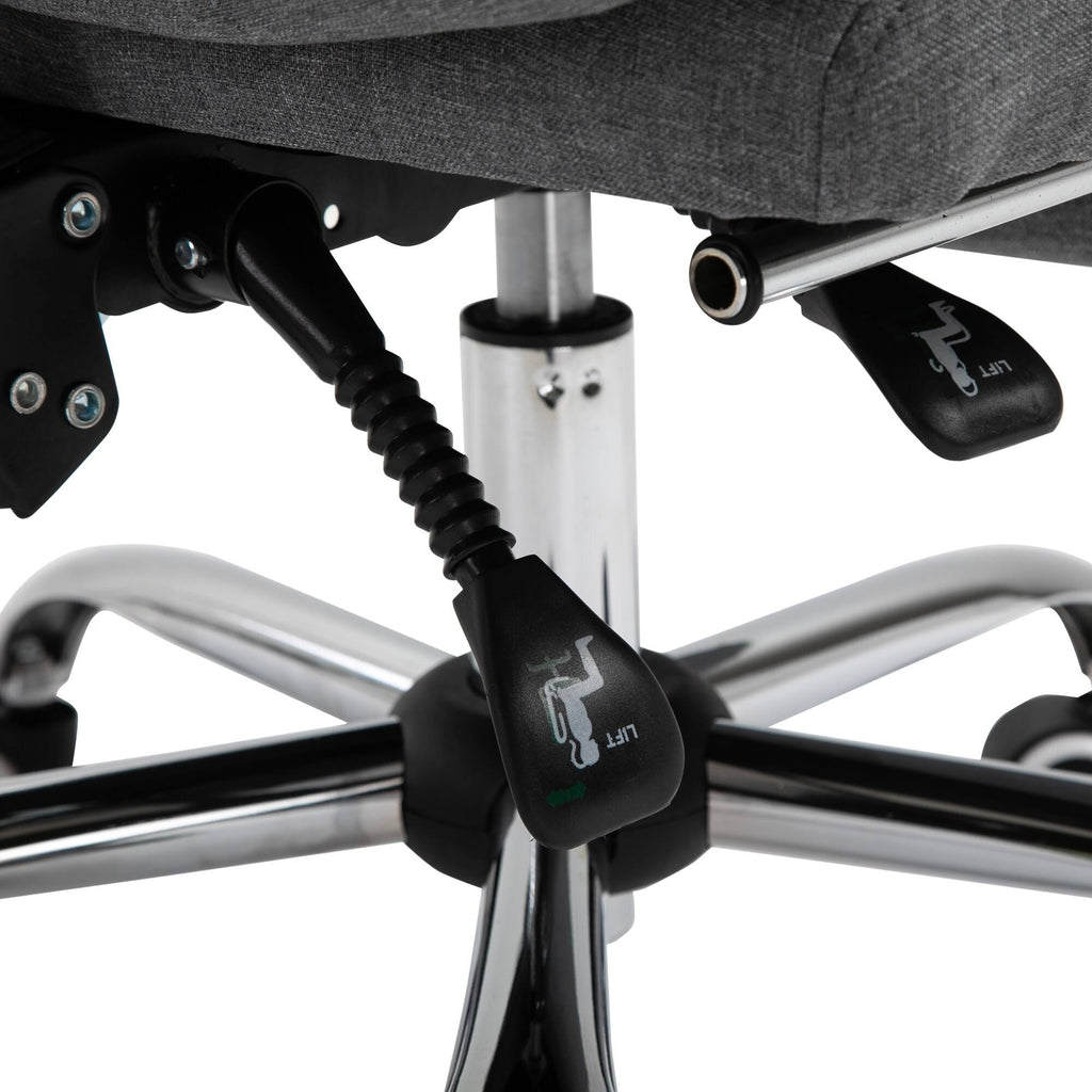 Ergonomic Office Chair with Retractable Footrest Height Adjustable I978