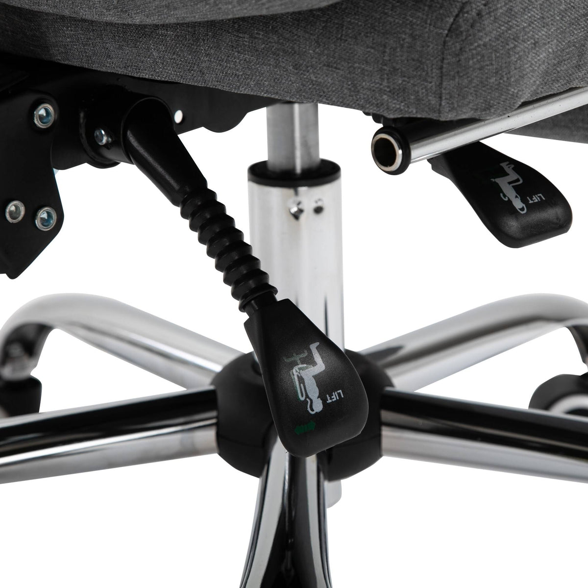 Ergonomic Office Chair with Retractable Footrest Height Adjustable I978