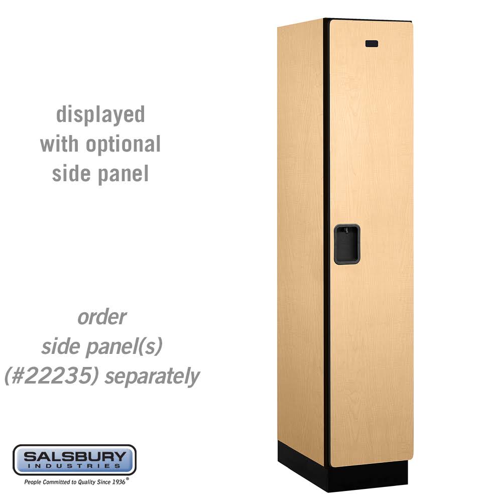 15x22 Wide Single Tier Wood Locker B1449