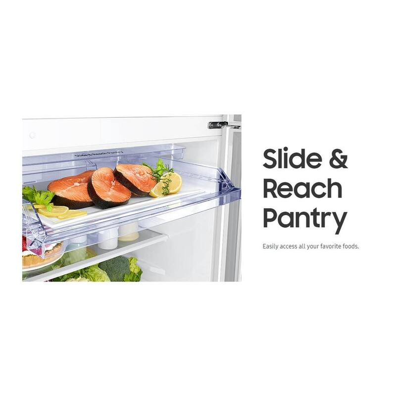 33 in. 21 cu. ft. Top Freezer Refrigerator with Ice Maker in Stainless Steel A320