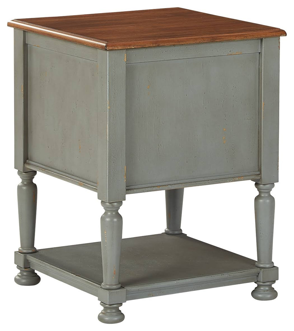 Gray Brown Accent Cabinet U455