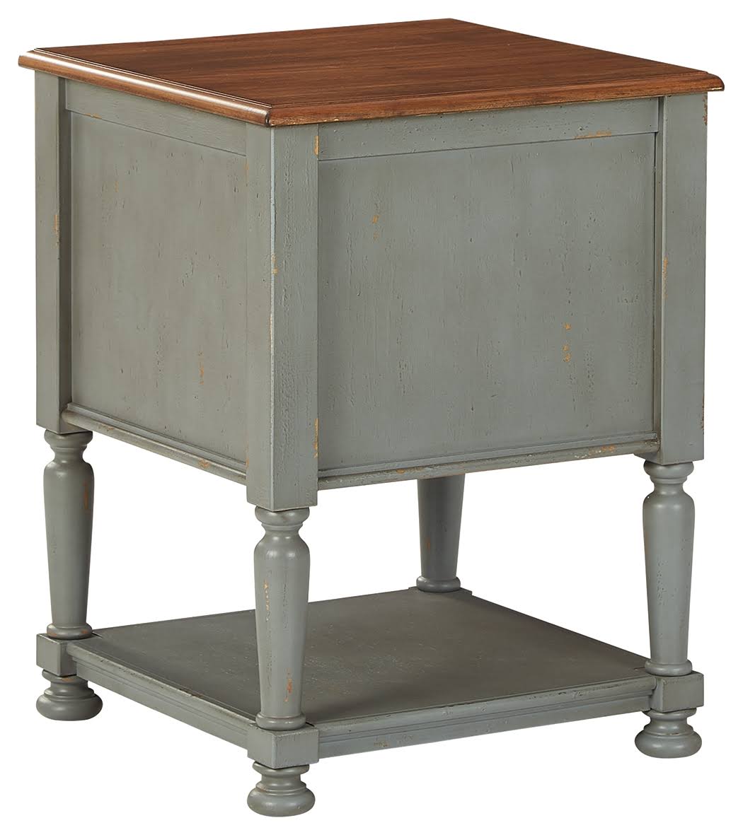 Gray Brown Accent Cabinet U455
