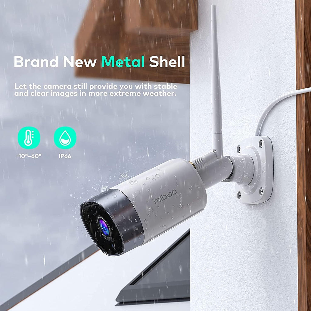 1080P WiFi Outdoor Security Cameras with Night Vision H382017
