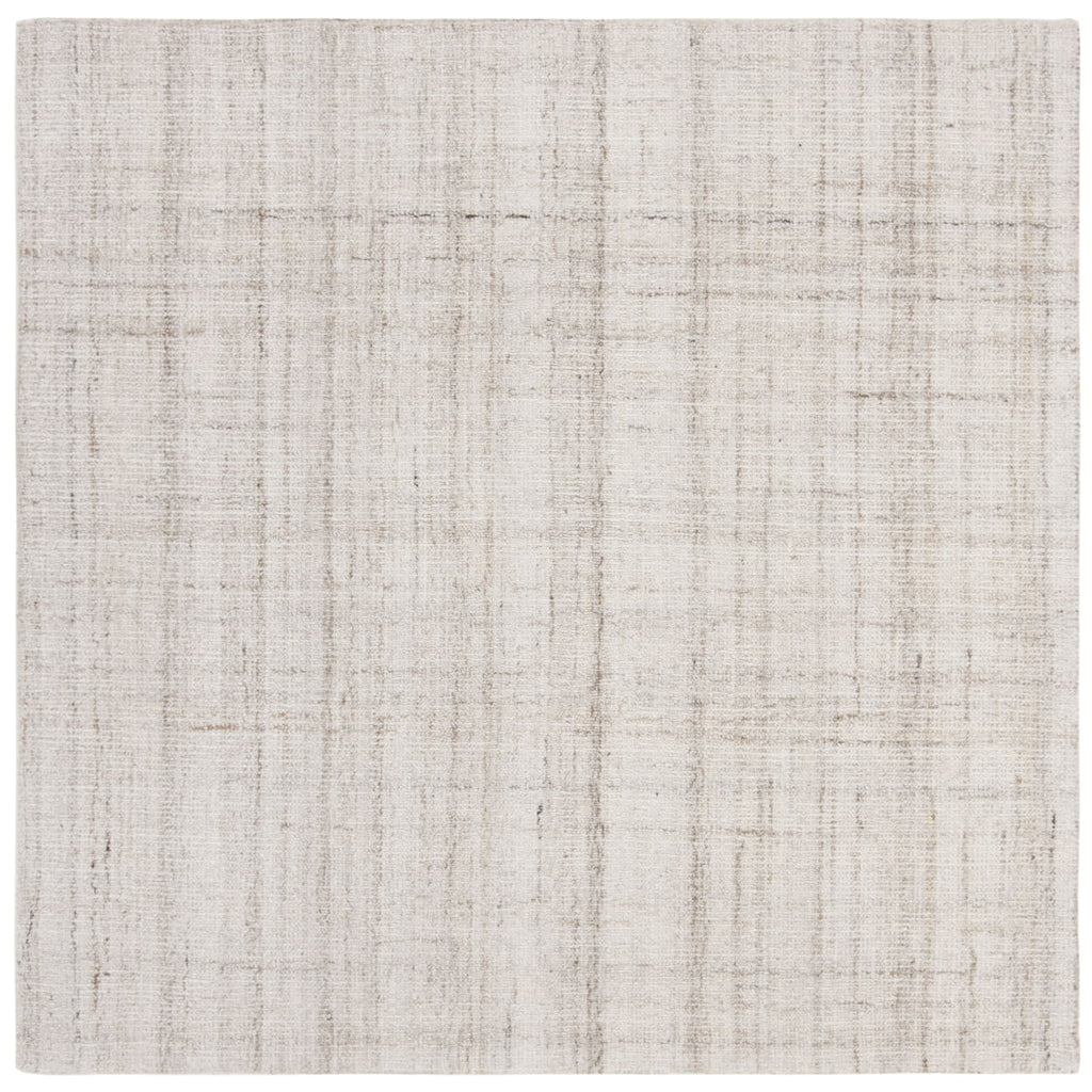 Ivory Beige Striped Area Rug 10' x 14' J122