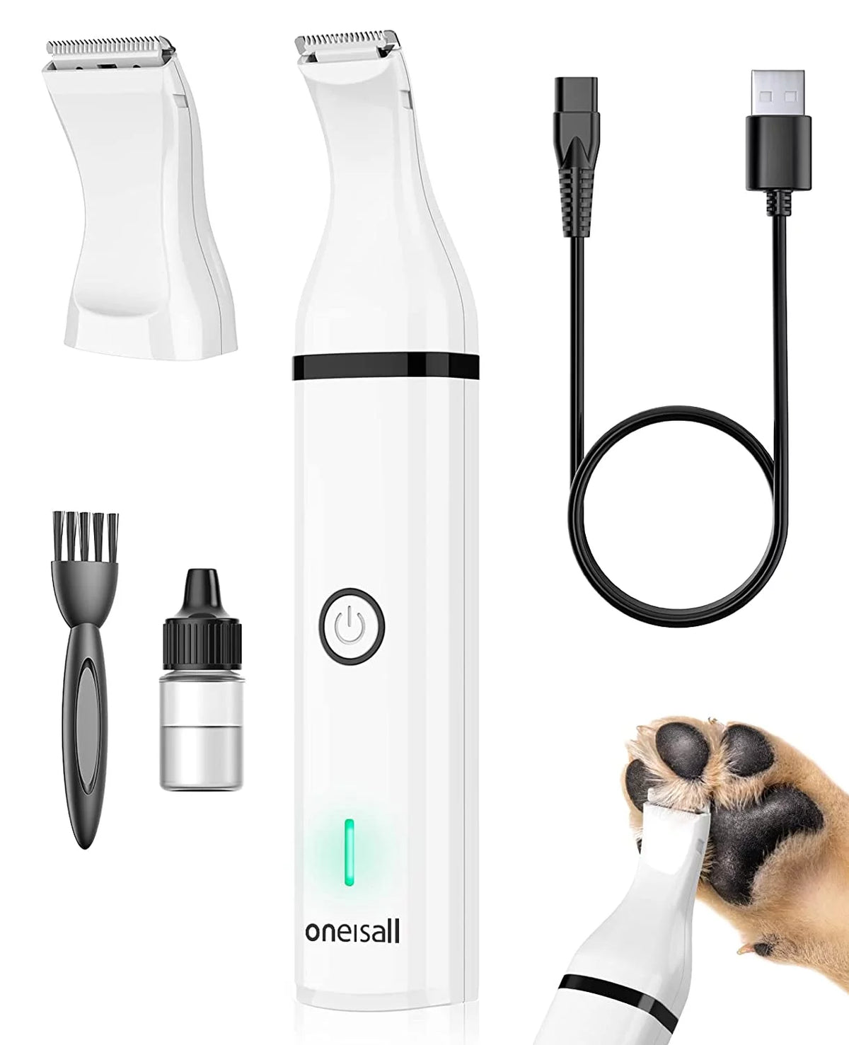 Cordless Double Blades Dog Clippers F111352