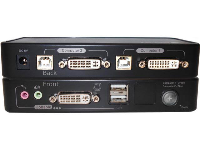 KVM Switch - 2 Computer(s) - 2048 x 1536 - 4 x USB O500