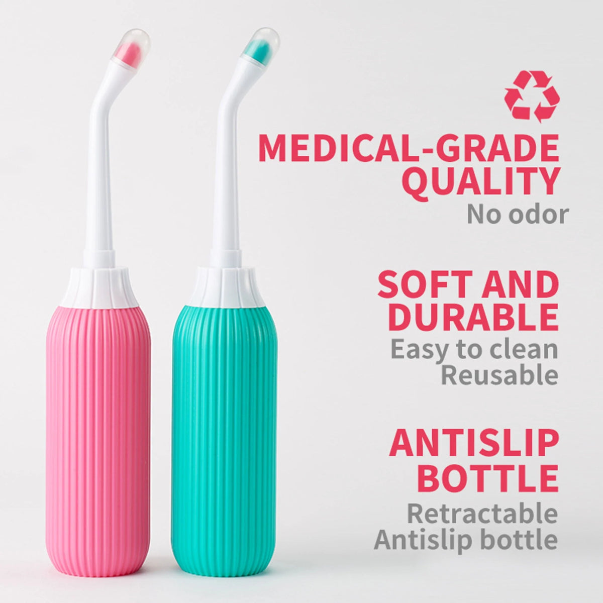 2 Pack Portable Travel Bidet Bottle with Travel Bag X515