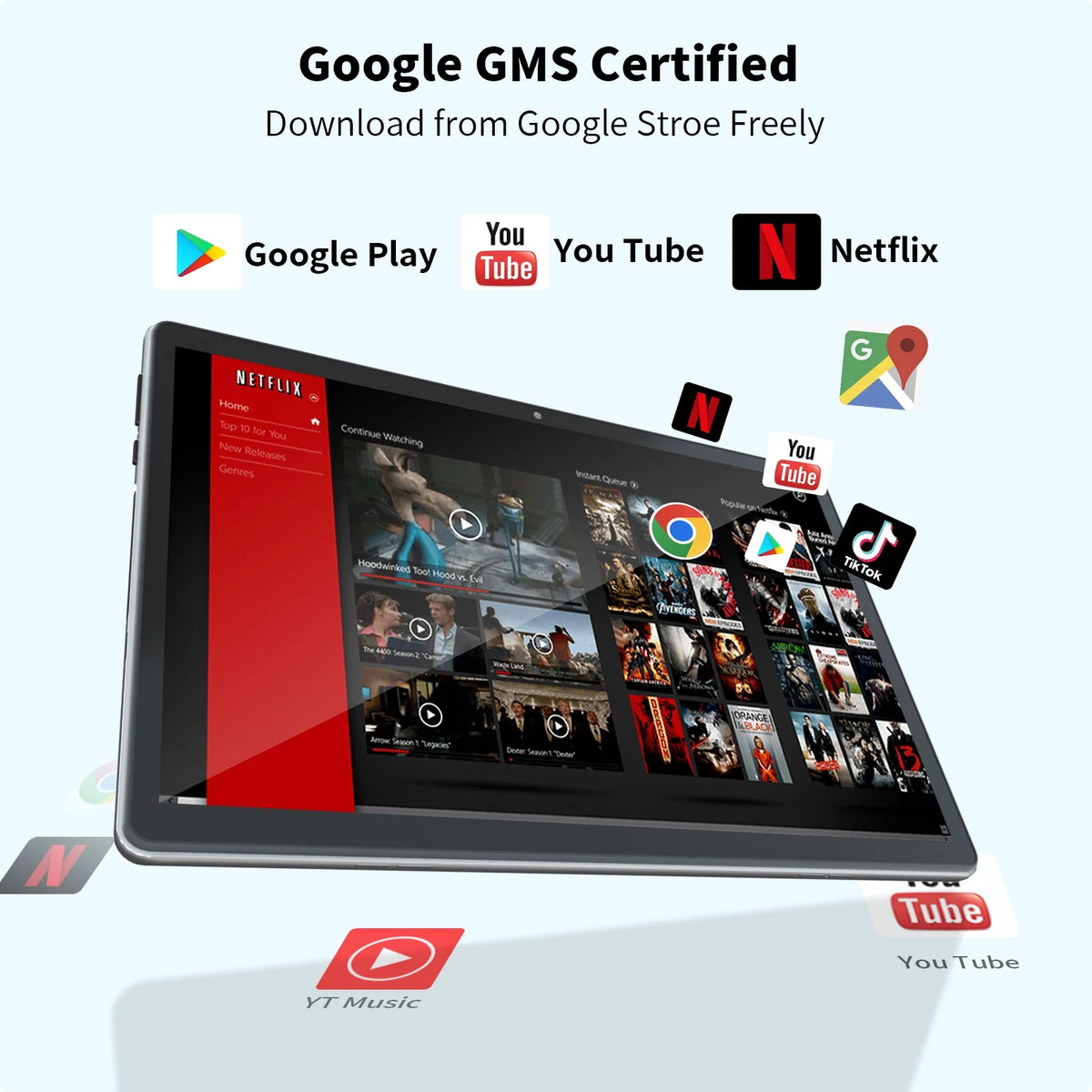 10 inch Android Tablet 4GB RAM 64GB ROM L516851