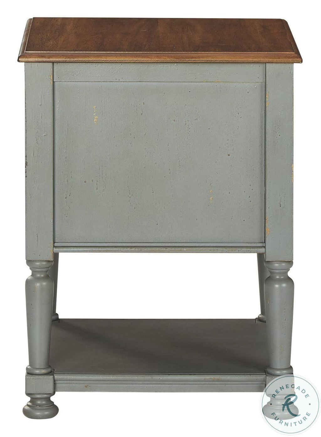 Gray Brown Accent Cabinet U455