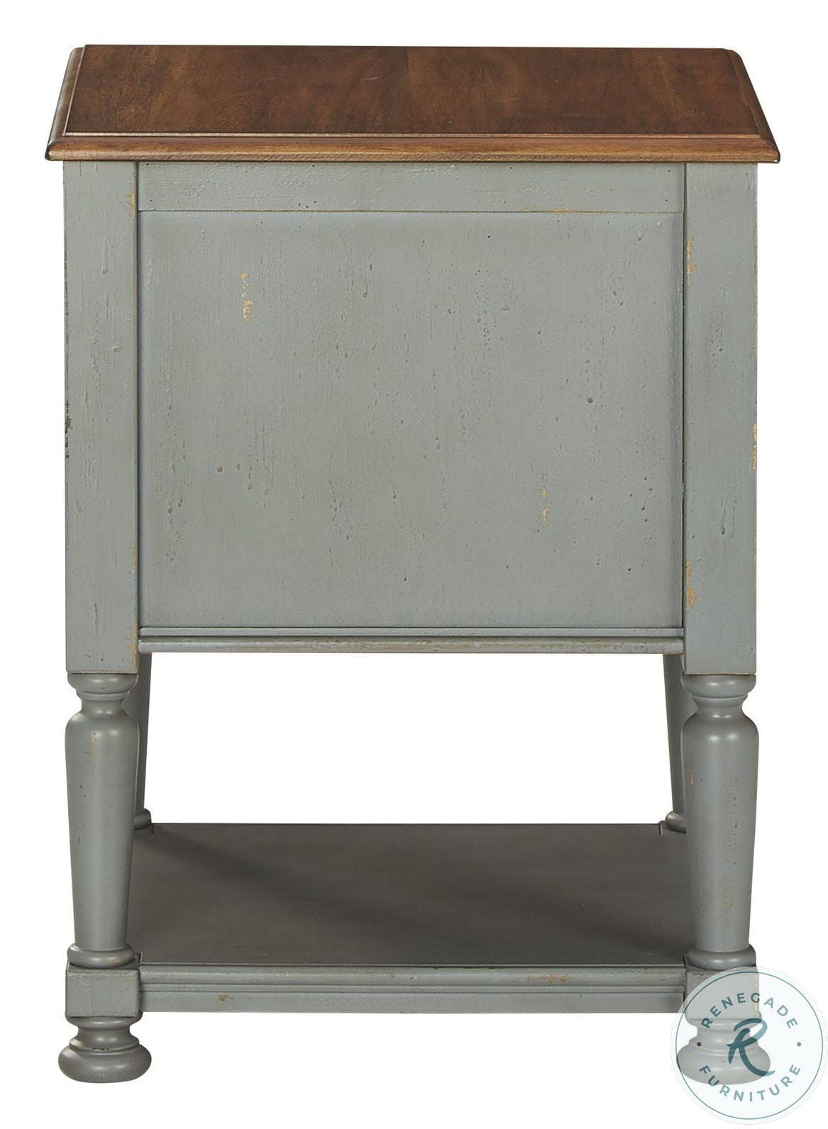 Gray Brown Accent Cabinet U455