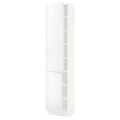 White 18x15x80 High Cabinet with shelves and 2 Doors S36924