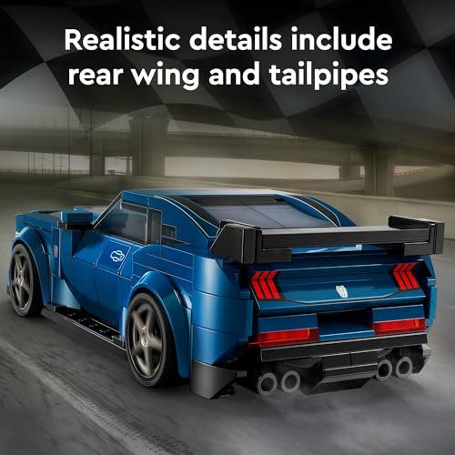 Buildable Blue Sports Car Toy Set Y647059