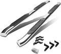 Polished Chrome Stainless Steel Curved Side Step Nerf Bar Z74242