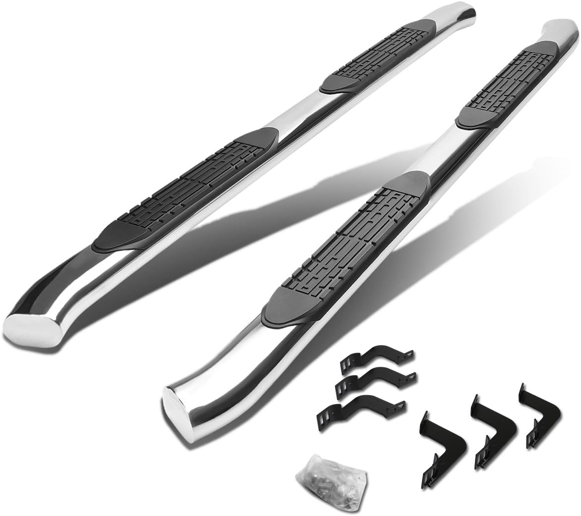 Polished Chrome Stainless Steel Curved Side Step Nerf Bar Z74242
