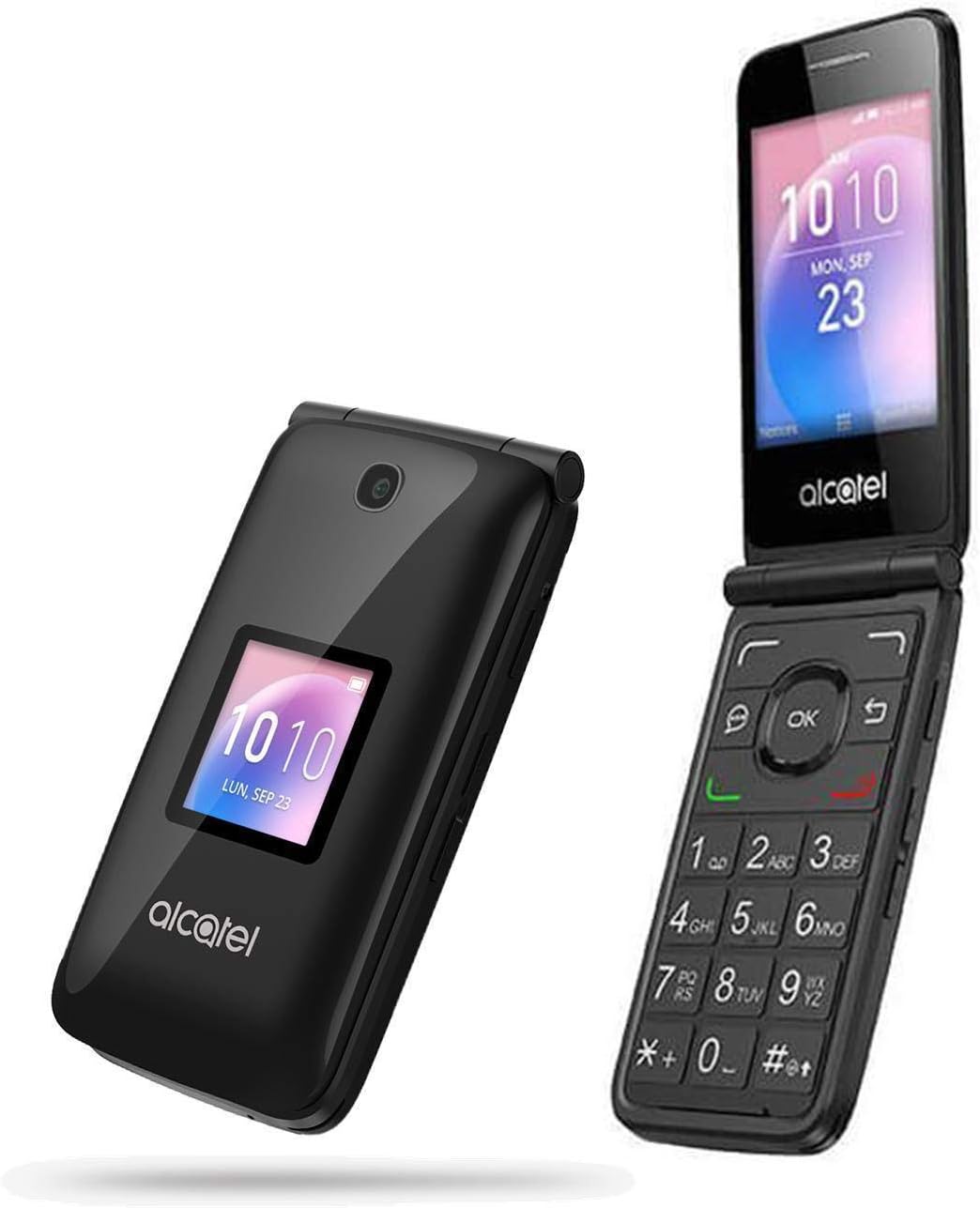 Black Flip Phone Pack of 2 B137