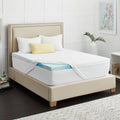 Queen White Memory Foam Mattress Topper T698