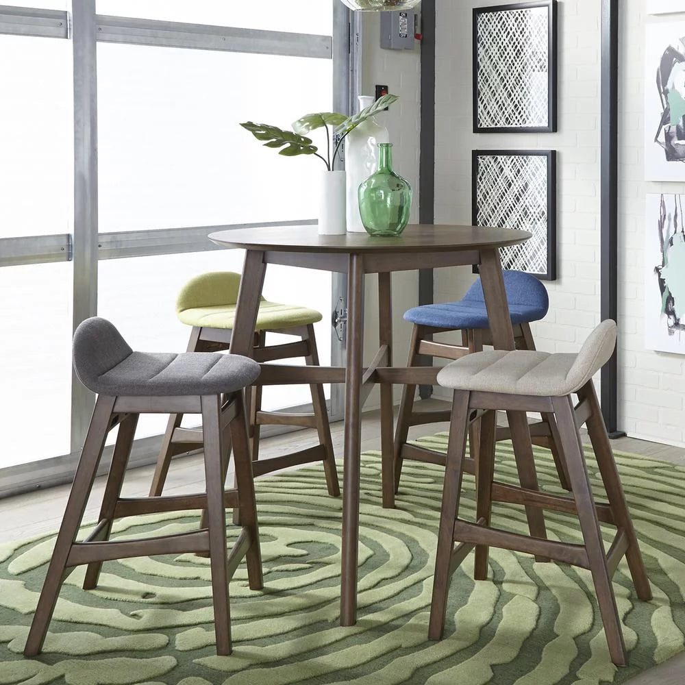 Grey Counter Chair Set of 2 S57169