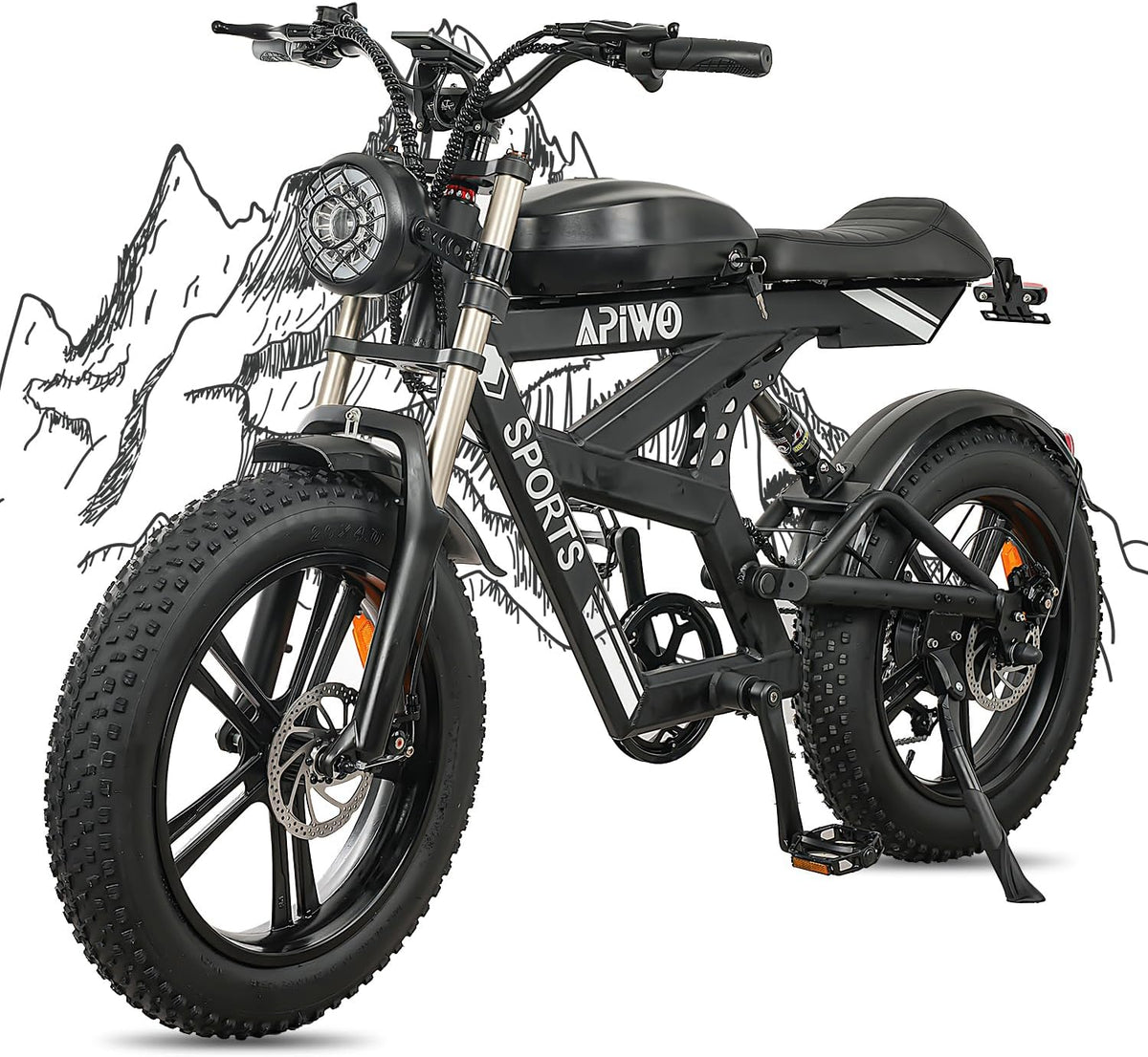 20" Fat Tire Electric Bike with 48V 20Ah Battery U672899