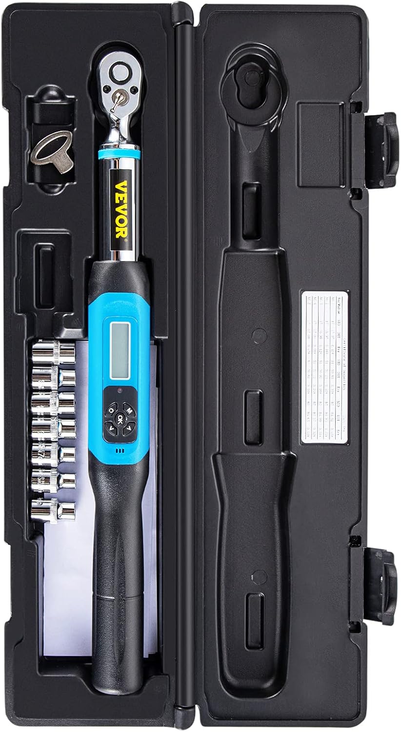 3/8 Drive Digital Torque Wrench with Socket Set & Case S630121