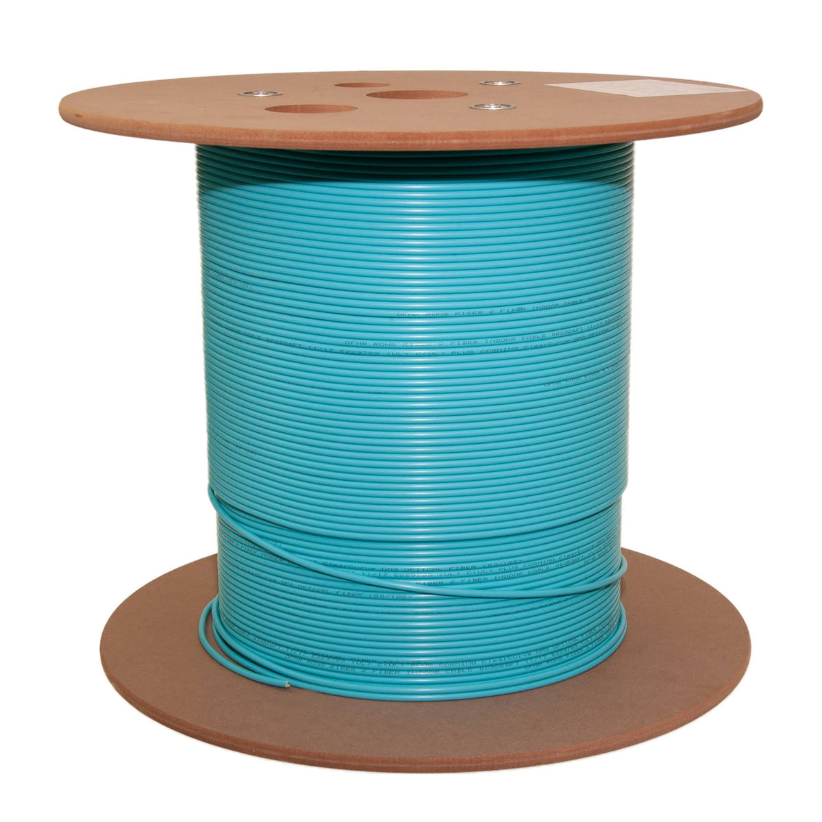 12 Fiber Multimode OM3 Aqua Riser Rated Fiber Optic Cable H4818