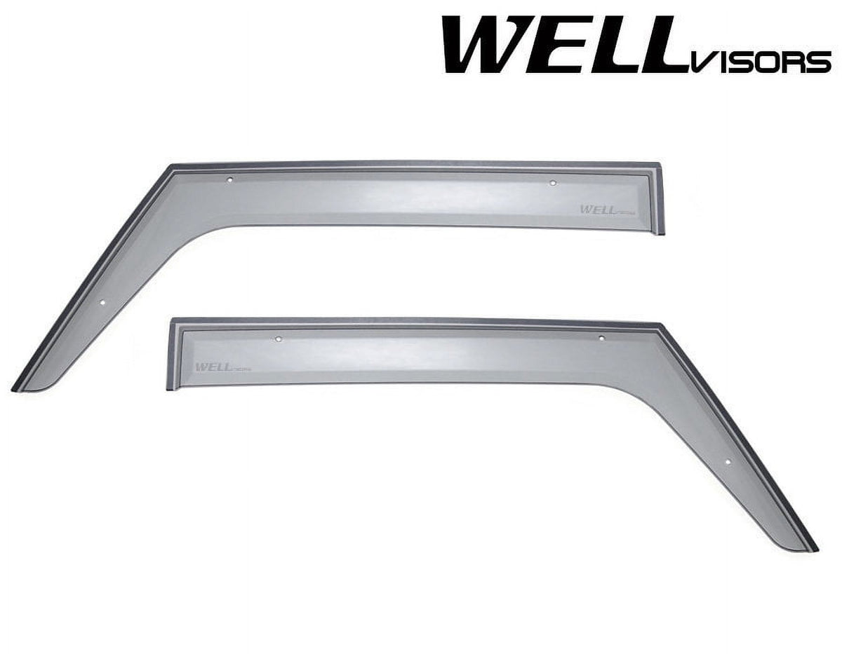 Side Window Visors Rain Guards for Jeep Wrangler JK 2 Door C693