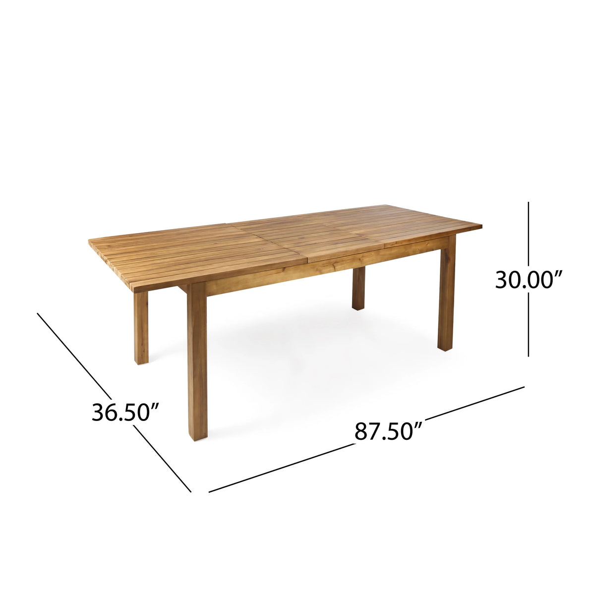 Acacia Wood 9 Piece Expandable Dining Set S485031