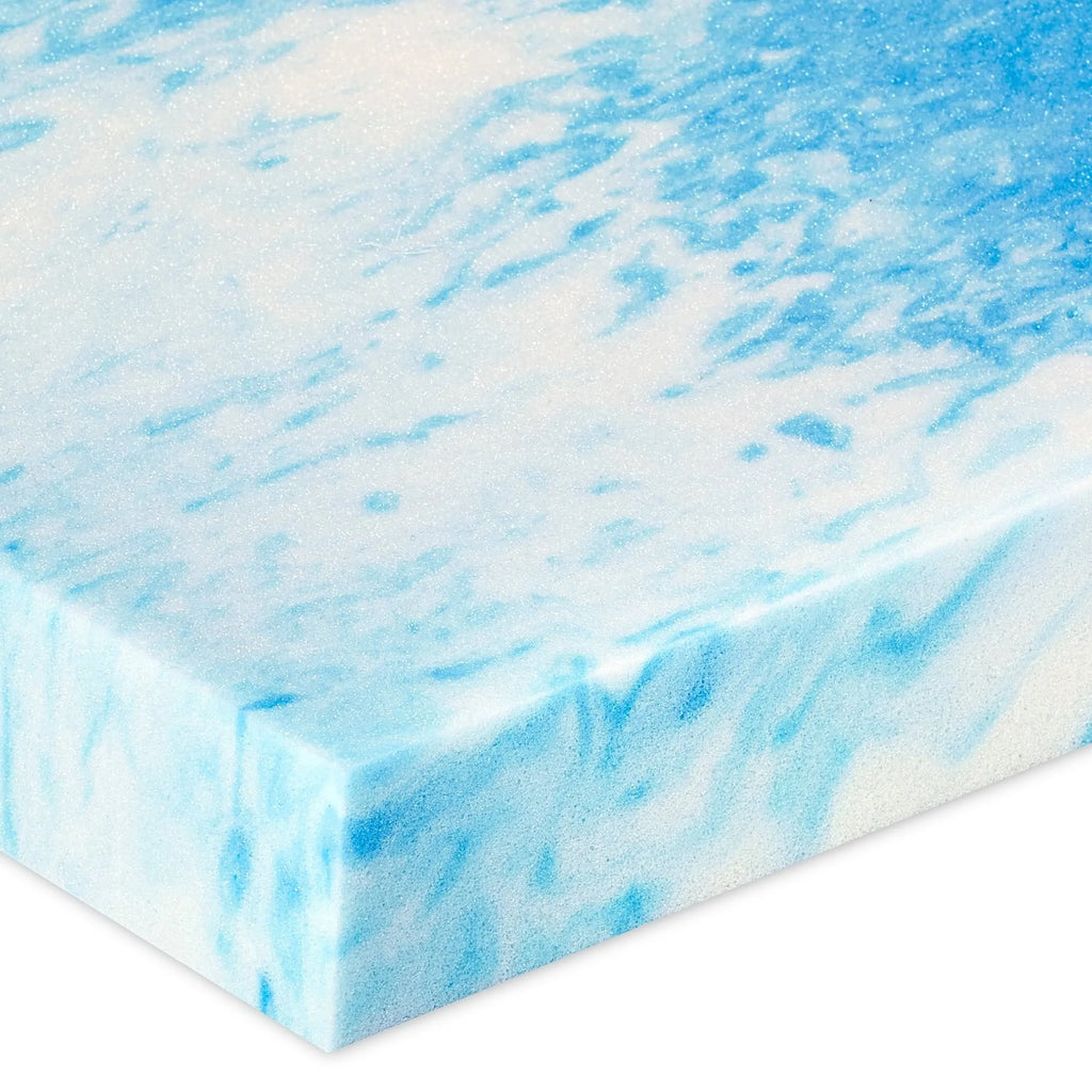 Queen White Memory Foam Mattress Topper T698