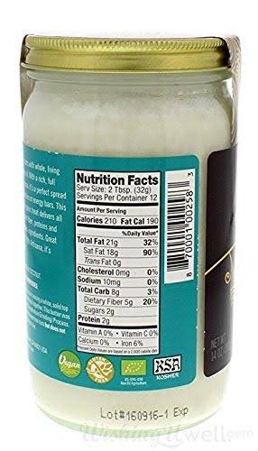 Organic Raw Coconut Butter 17 Pound D2813