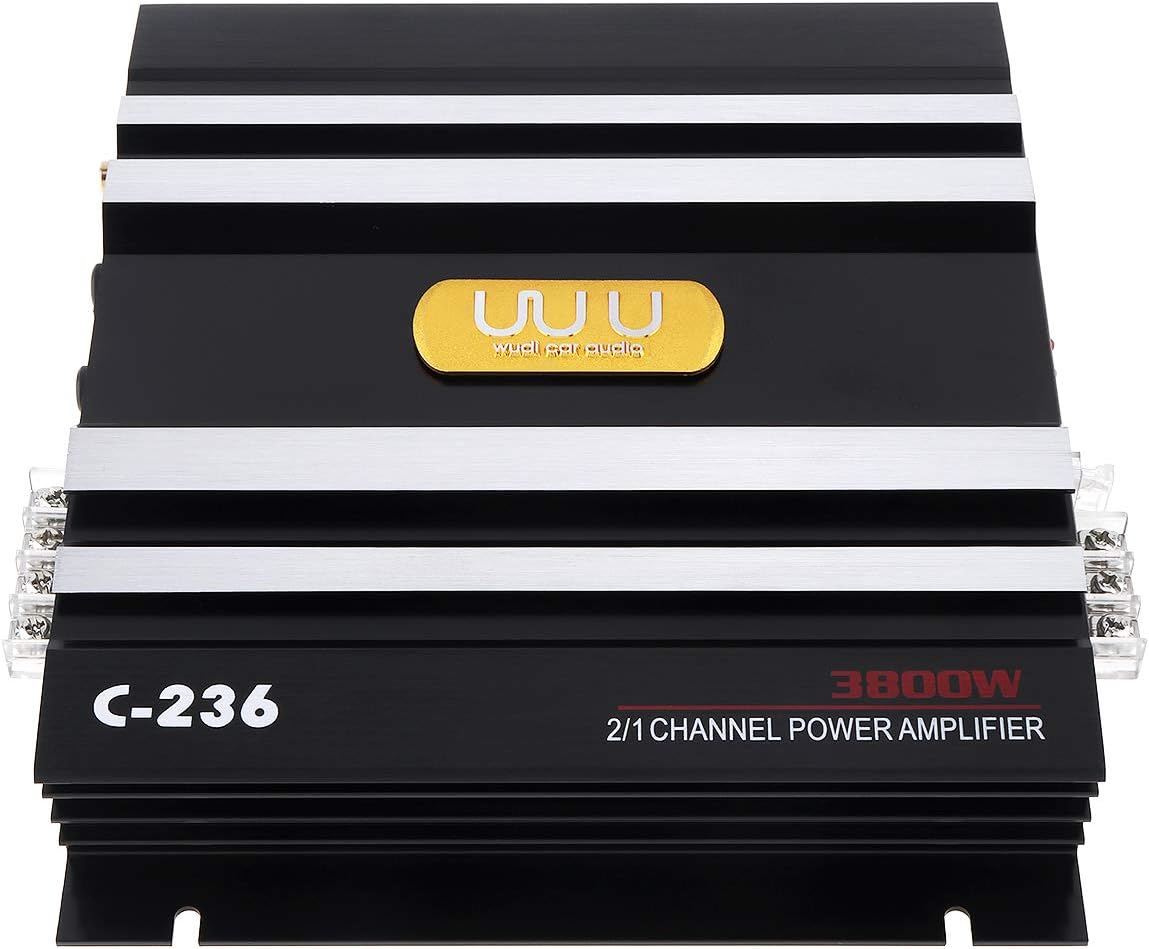 3800W 2 Channel Car Audio Stereo Amplifier D46576