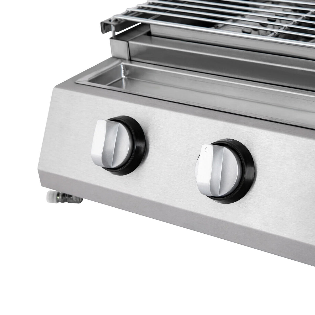 4-Burner Portable Propane Gas Grill with Steel Hood K771468