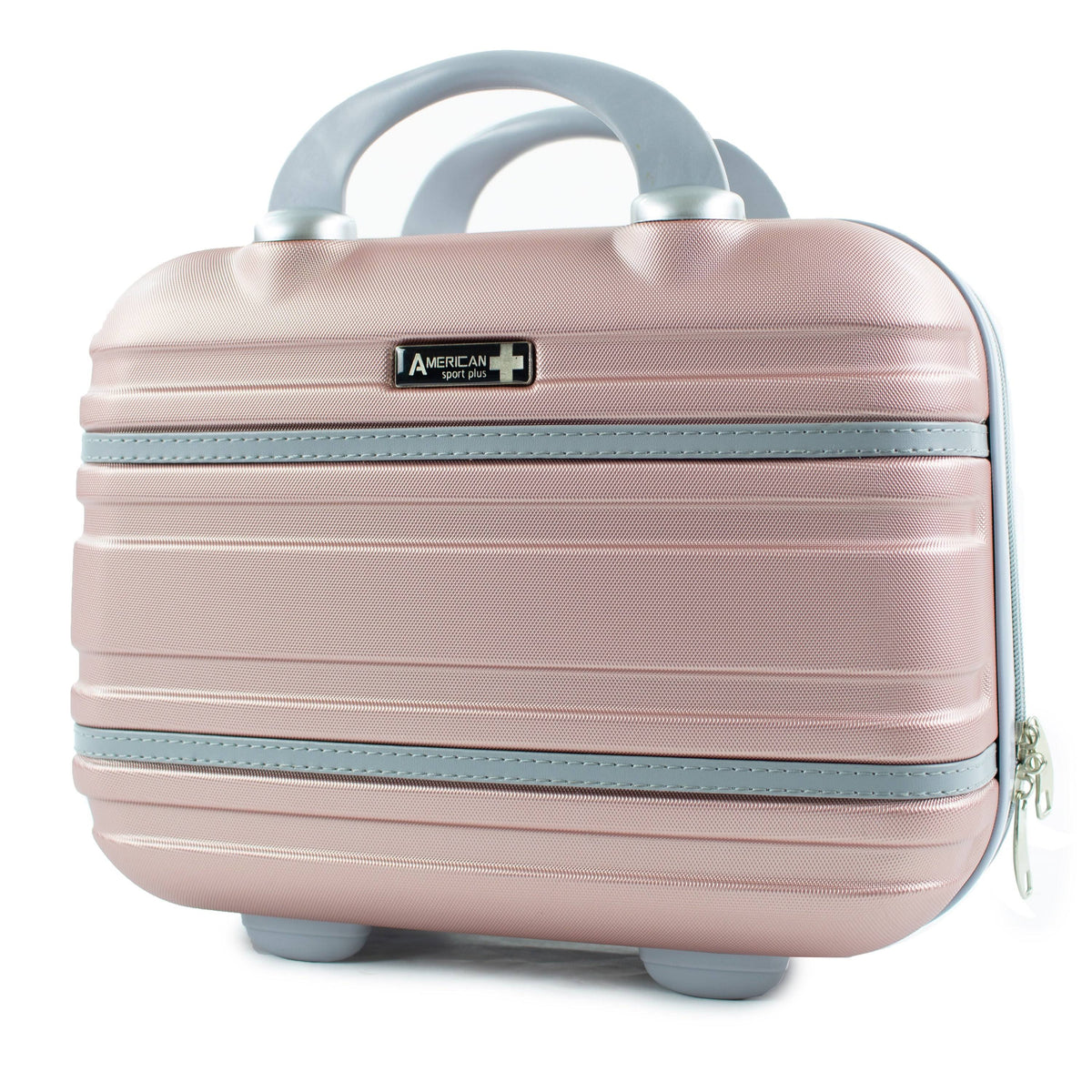 2 Piece Carry-On Cosmetic Luggage Set Black I79811