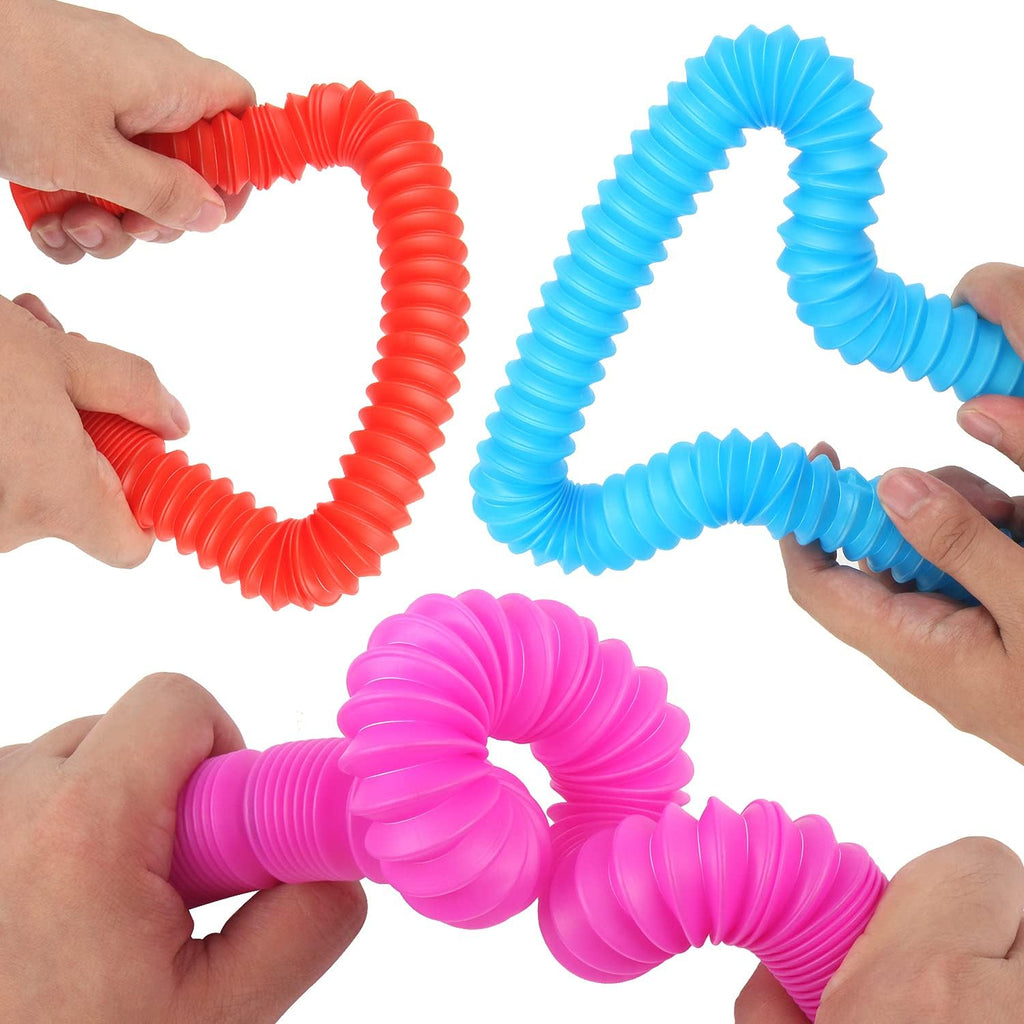 7 Pieces Pop Tubes Fidget Toys V29469