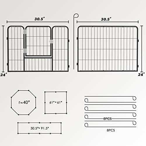 Heavy Duty Metal Dog Playpen O711