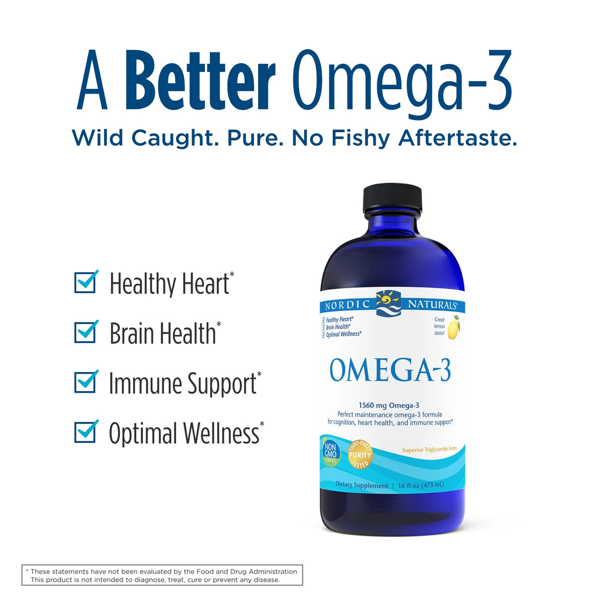 Omega-3 Liquid Lemon 1560 Mg 16 Oz L3926