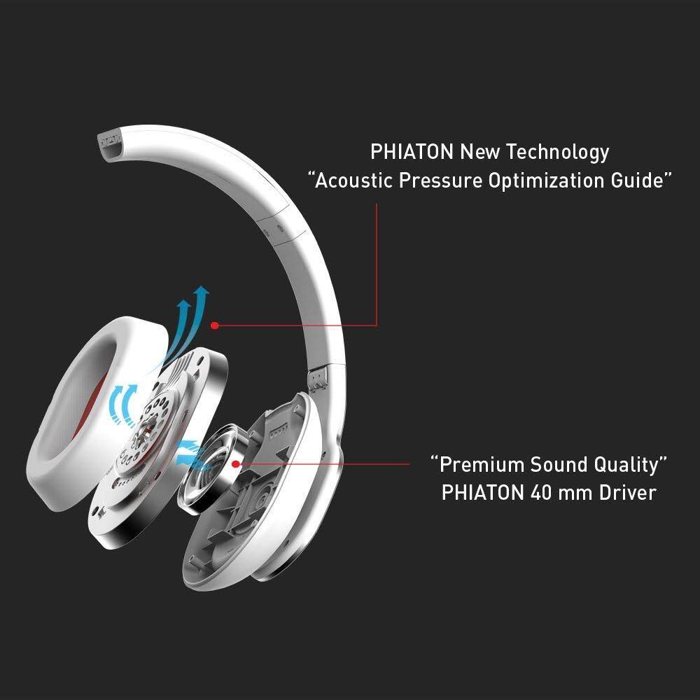Black Wireless Touch Interface Headphones with Microphone A268720