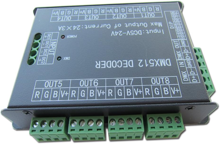 24 Channel RGB DMX512 Controller DC 5V-24V G384