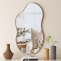 Cloud Shaped Asymmetrical Wall Mirror 22"x36" P63205