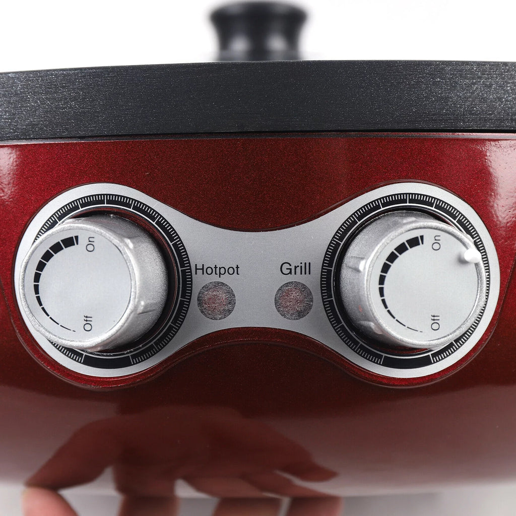 2 in 1 Electric Hot Pot Grill W243863