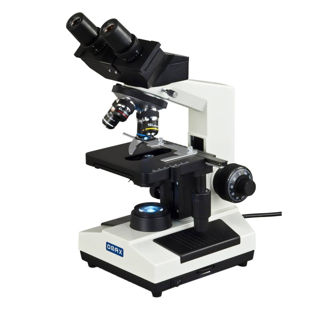 40X-2000X Compound Binocular LED Biological Microscope with Aluminum Carrying Case V5860