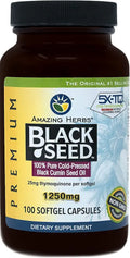 Black Seed Oil 1250mg 100 Softgel Capsules F221