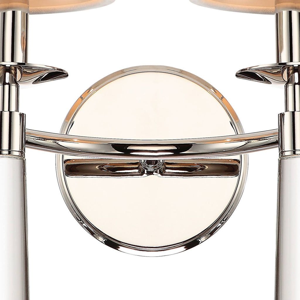 Polished Nickel 2 Light Sconce O7531