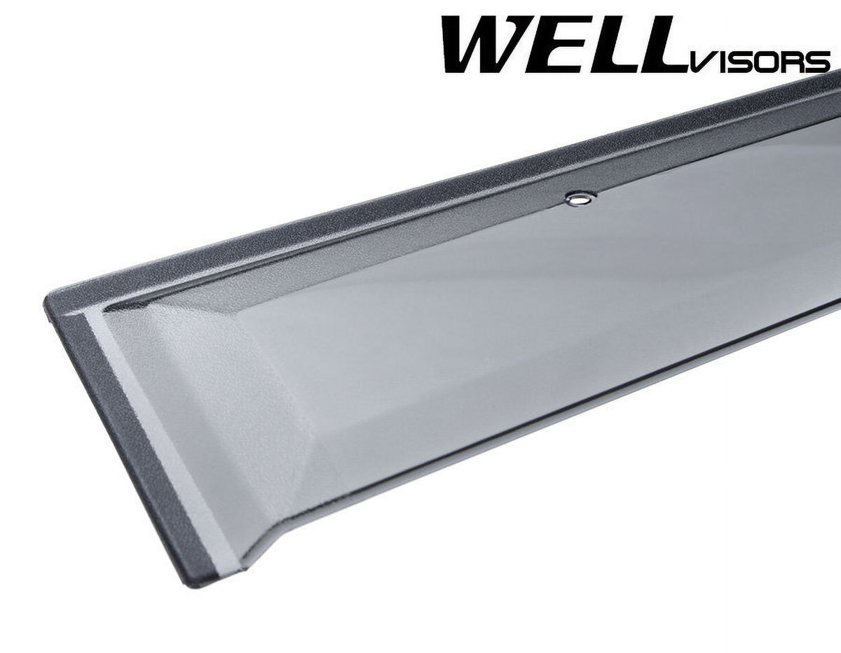Side Window Visors Rain Guards for Jeep Wrangler JK 2 Door C693